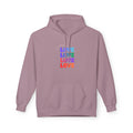 Inspired - Opalite Love Hoodie - Cozy Unisex Fleece Sweatshirt for Couples, Valentine's Day, Gift Ideas, LGBTQ+ Pride, Everyday Comfort