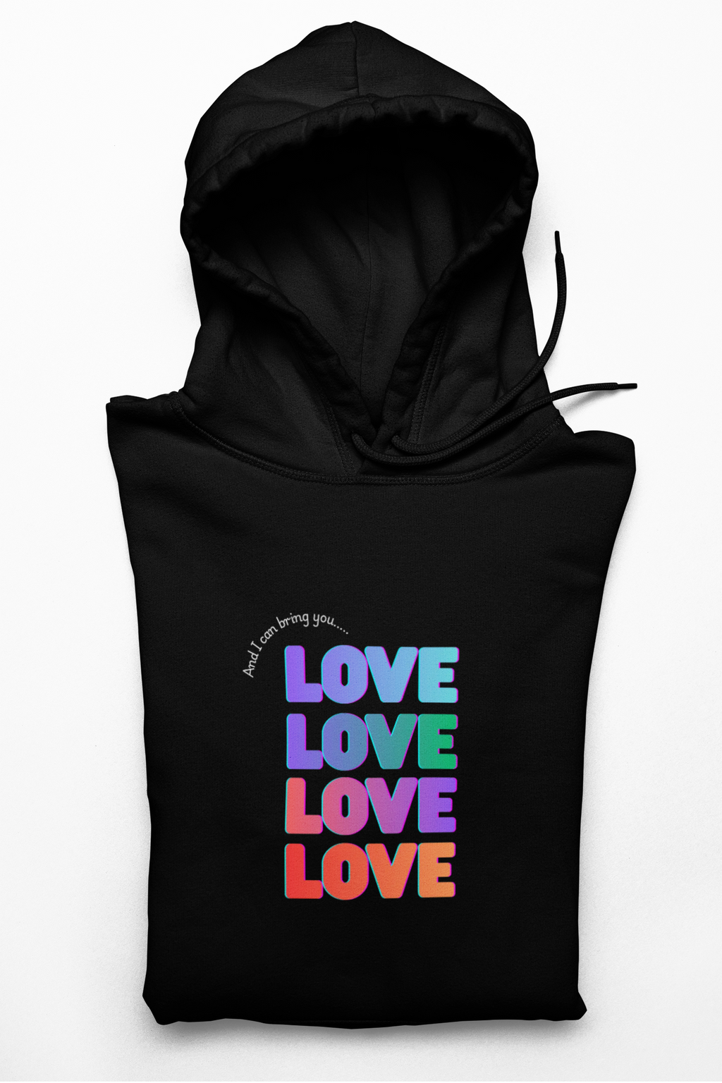 Inspired - Opalite Love Hoodie - Cozy Unisex Fleece Sweatshirt for Couples, Valentine's Day, Gift Ideas, LGBTQ+ Pride, Everyday Comfort