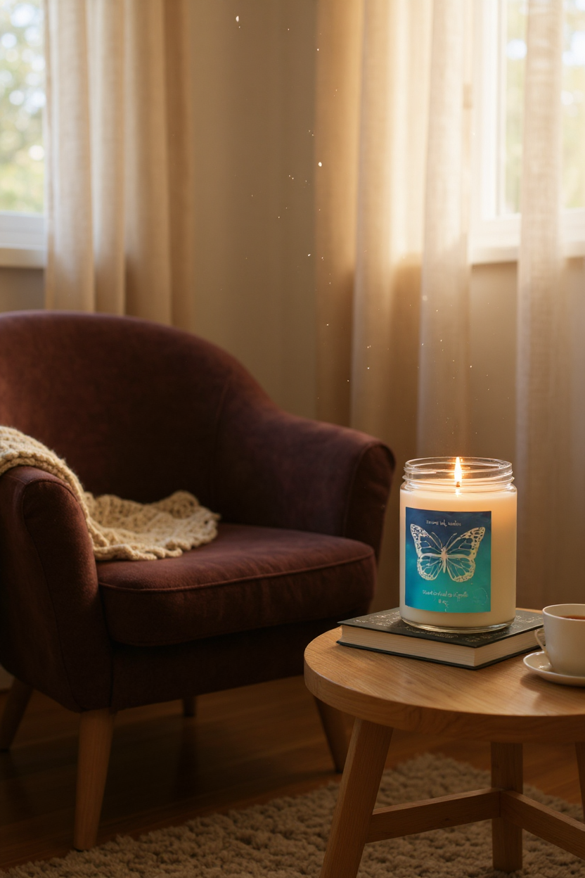 Inspired - The Debut Era 8 oz. wooden wick coconut soy candle