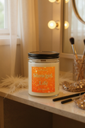 Inspired - Showgirl Life 8 oz. wooden wick coconut soy candle